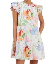 Sugarlips juliet floral garden lauren shift mini dress in White Multi - size M - £43.11 GBP