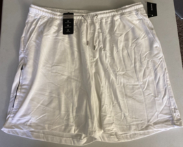 Alfani Alfathech Men&#39;s Moisture-Wicking Fleece Pajama Shorts White-Large - $18.99