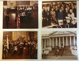 1978 Senator Hubert Humphrey Funeral Procession Photos Capitol Rotunda L... - £102.38 GBP