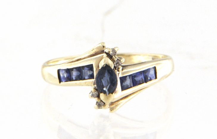 Women&#39;s Cluster ring 10kt Yellow Gold 438227 - $139.00
