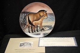 The Przewalski&#39;s Horse Collector Plate 1991 The Endangered Species by W.S George - £11.86 GBP