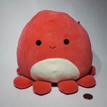 Squishmallow KellyToy 9&quot; Veronica Abby Pink Octopus Soft Coral Plush Kelly Toy - £11.95 GBP