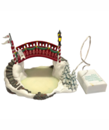 Dept 56 - Village Accessories "BRIDGE OVER THE ICY POND" Lighted/Tested #56720 - $34.64