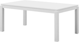 Kb Designs - 71&quot; Modern Rectangular White Finish Wood Dining Room Table - £530.37 GBP