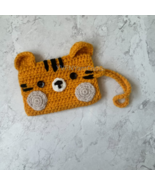 Tiger yarn card holder/ luggage tag - $35.00