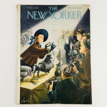 The New Yorker Magazine February 9 1952 Theme Cover Constantin Alajalov No Label - £37.88 GBP