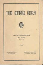 1939 Ellis School / Shady Side Academy Pittsburgh Concert Program - £23.39 GBP