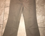 NWT Isaac Mizrahi For Target Women&#39;s Khaki Green Tan Pants Size 14 Cotton - $19.79
