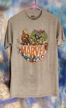 MARVEL Avengers T-Shirt Men&#39;s Medium Faded Distressed Tee Comics - £7.99 GBP