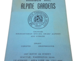 Vtg 1960s  American Rhododendron Society - Rainier Mt. Alpine Gardens Ca... - $9.85