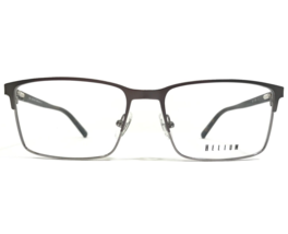 Helium Eyeglasses Frames 4421 SATIN GUN Tortoise Silver Square 56-17-145 - £51.02 GBP