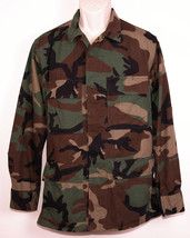 US Military Issue 99 Mens Camo Jacket Shirt Combat Woodland Camouflage Small Reg - £33.49 GBP