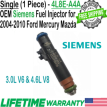 Genuine Siemens Single Unit Fuel Injector For 2005, 2006 Mazda Tribute 3.0L V6 - $37.61