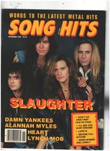 Song Hits magazine November 1990, cover: Slaughter - £15.12 GBP