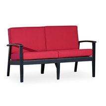 DTY Outdoor Living Longs Peak Eucalyptus Loveseat with Cushions - Natural Oil Fi - $262.84+