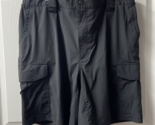 511 Tactical Mens Cargo Shorts Size 42 Black Nylon Pockets Hiking Zippered - $32.92