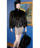 Vintage 1940&#39;s era 3 piece set genuine  fur jacket hat &amp; muff  exc condi... - £1,175.45 GBP