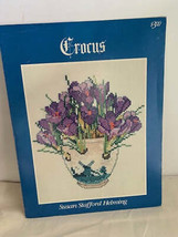 Crocus Counted cross stitch design by Susan Stafford Helming Book - $6.34