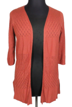 Torrid Rust Soft Stretchy Open Style Lightweight Sweater Cardigan Plus Size 1X - £19.69 GBP