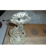 Silver Playful Cat Ring And Jewelry Holder - $277.42 MXN
