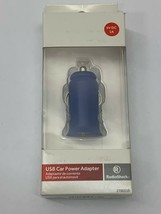 Blue USB Car Charger Adapter 5V/1A CLA USB-A Socket Slim Low-Profile Design - $8.99