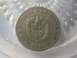 (FC-1182) 1967 Panama: 5 Centesimos { only 2,600,000 minted } - $1.75