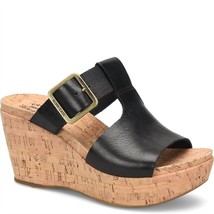 Kork-Ease women&#39;s andi wedge sandal in Black/Brown - £63.32 GBP