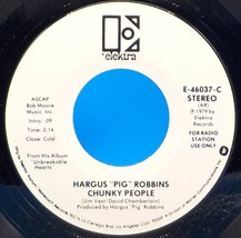 Hargus &quot;Pig&quot; Robbins 45 Chunky People / Whatever Happened To The Girls I... - $43.73 MXN