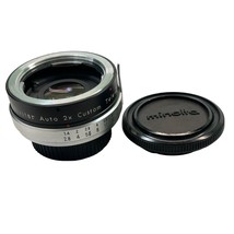 Vivitar Auto Custom Tele Converter 2X-5 Lens With Caps for Minolta Japan - £11.17 GBP