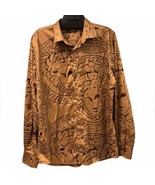 Knight Spirit Shirt Men&#39;s XL Long Sleeve Collared Casual Club Dress Butt... - $33.00 CAD