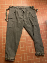 Vtg Swedish cargo Trousers pants Military Army  Size approx 44 x 30 WOOL - $242.55