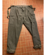 Vtg Swedish cargo Trousers pants Military Army  Size approx 44 x 30 WOOL - $331.73 CAD
