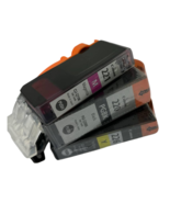 Lot of 3 Canon Magenta Yellow &amp; Black Toner Cartridges For PIXMA MX860 i... - $376.91 MXN
