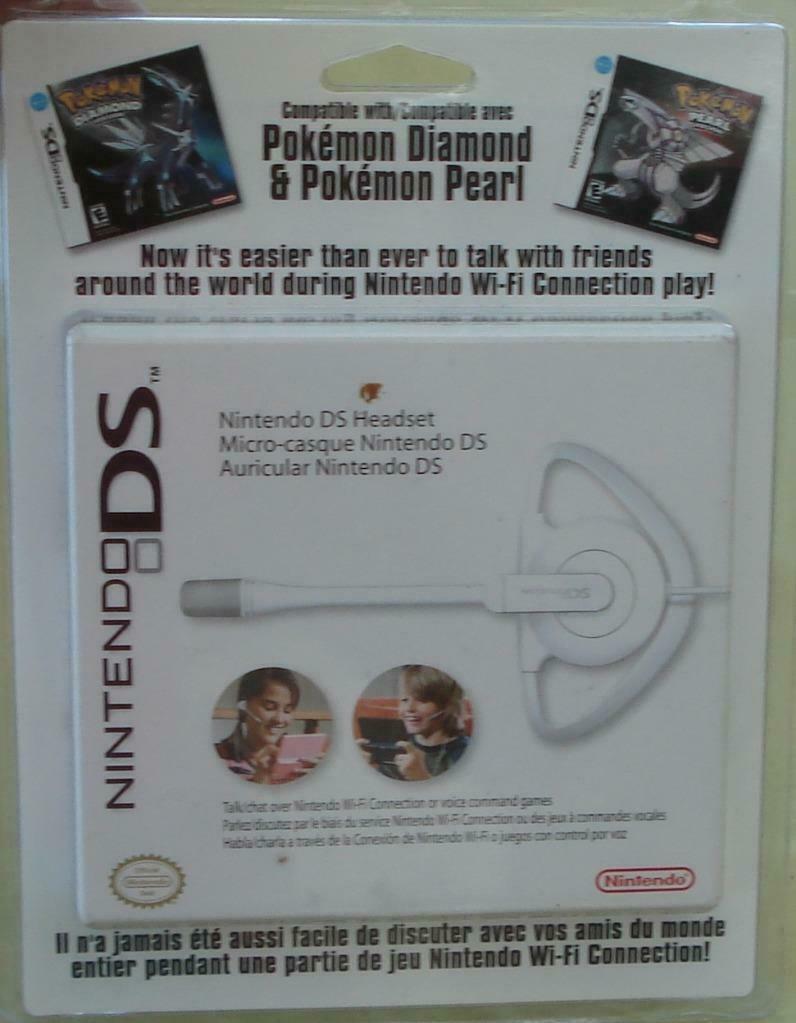 Nintendo DS Headset -  BRAND NEW - Compatible with Pokémon Diamond &amp; Pearl - $14.84