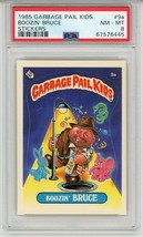 1985 Topps OS1 Garbage Pail Kids Series 1 BOOZIN' BRUCE 9a Matte Card PSA 8 - £105.86 GBP