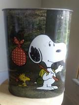 Vintage Cheinco snoopy garbage can - £29.75 GBP