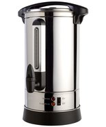 Prochef PROCHEF-PU65 Hot Water Urn, 65 Cup, Silver &amp; Black - £134.70 GBP