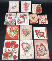 13 Diff VTG A-Meri-Card Valentine Greeting Cards 1940s-1950s Hearts Birds Girls - £17.60 GBP