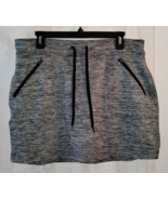 EXCELLENT WOMENS TEK GEAR DRYTEK KNIT PULL ON SKORT W/ POCKETS  SIZE L - €23,08 EUR