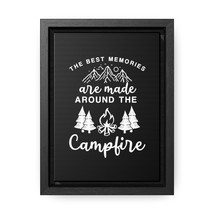 Personalized Black and White Wall Art - "Campfire Memories" | Canvas Print Galle - £41.33 GBP+