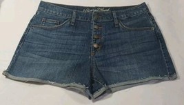 Universal Thread High-Rise Shortie Cuffed Denim Shorts Womens Tag 8/29R ... - $12.60