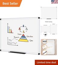 Dry Erase Board/Whiteboard, 36 X 24 Inches, Wall Mounted Board for Schoo... - $45.74