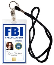 FBI Dana Scully Xfiles Novelty ID Badge Halloween Costume Movie Prop - £10.38 GBP