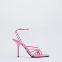 Fashion Womens Shoes Sandals Stiletto Heels Large Size Mid-Calf Strap Suit Femal - £38.81 GBP