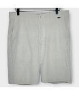 TRAVIS MATHEW tan flat front shorts men&#39;s size 32 summer golf preppy  - $51.61 CAD
