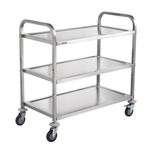 VEVOR Kitchen Utility Cart, 3 Tiers, Wire Rolling Cart with 450LBS Capacity - €86,56 EUR