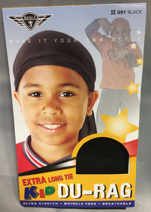 KING.J EXTRA LONG TIE KID DU-RAG ULTRA STRETCH WRINKLE FREE BREATHABLE B... - $1.39