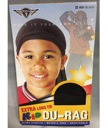 KING.J EXTRA LONG TIE KID DU-RAG ULTRA STRETCH WRINKLE FREE BREATHABLE B... - $1.39