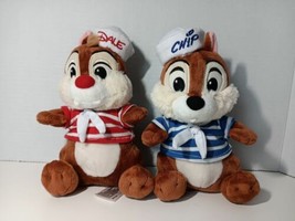 Chip And Dale Disney Cruise Line Collectible Chipmunk Plush Toy Set - £15.45 GBP