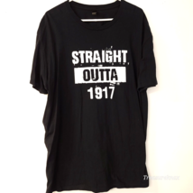 Anvil Lightweight 2XL Men&#39;s Black T-shirt Straight out of 1917 antique c... - $14.84